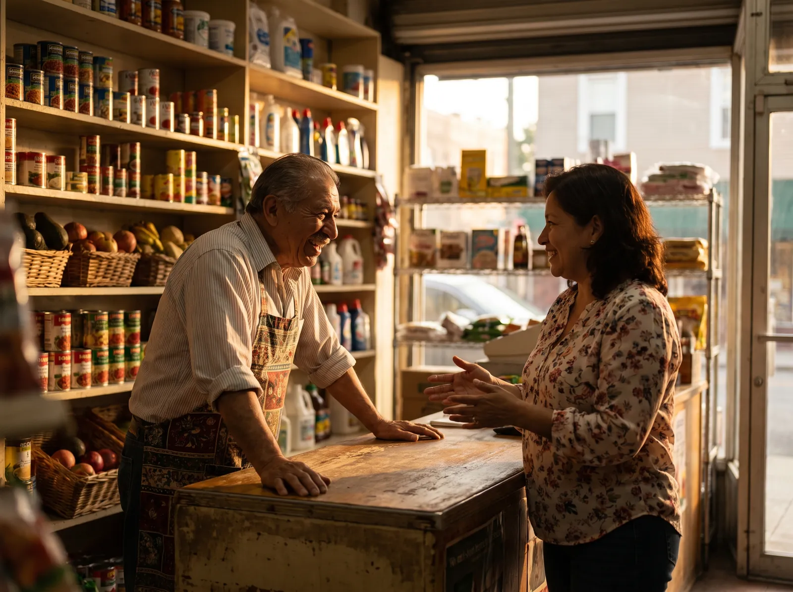 Corner shops